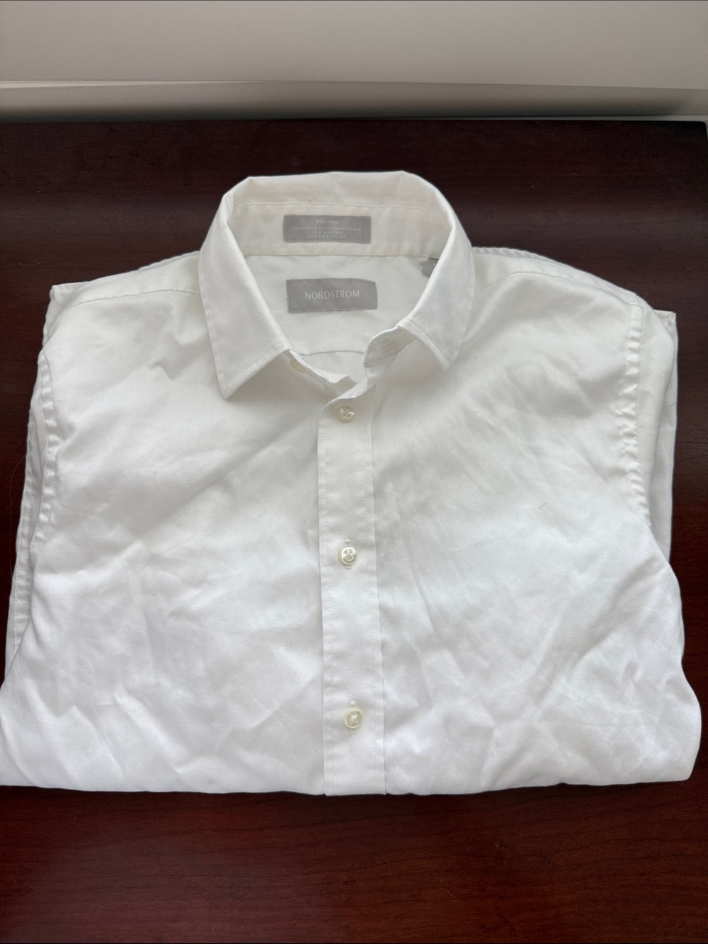 Nordstrom White Men's Button-Up Dress Shirt